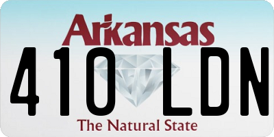 AR license plate 410LDN