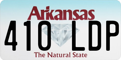AR license plate 410LDP