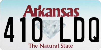 AR license plate 410LDQ