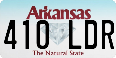 AR license plate 410LDR