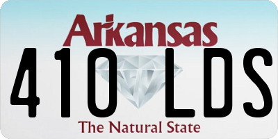 AR license plate 410LDS
