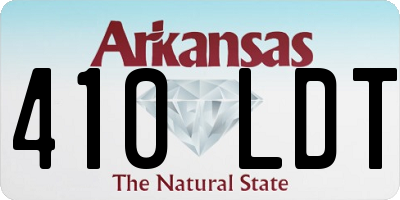 AR license plate 410LDT