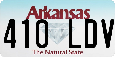 AR license plate 410LDV