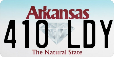 AR license plate 410LDY