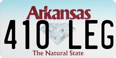 AR license plate 410LEG