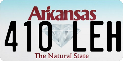 AR license plate 410LEH