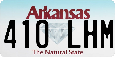 AR license plate 410LHM