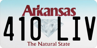 AR license plate 410LIV