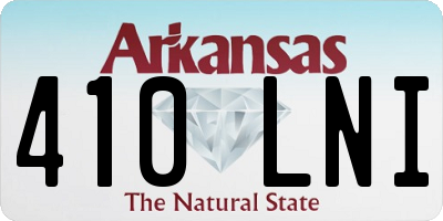 AR license plate 410LNI