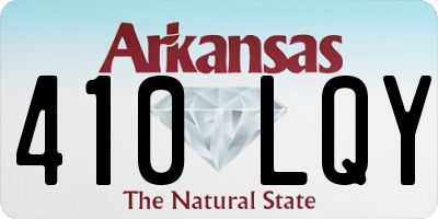 AR license plate 410LQY