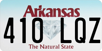 AR license plate 410LQZ