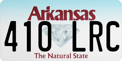 AR license plate 410LRC