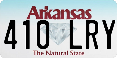 AR license plate 410LRY