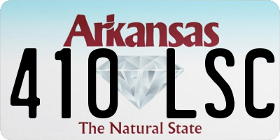 AR license plate 410LSC