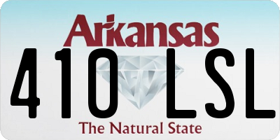 AR license plate 410LSL