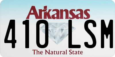 AR license plate 410LSM