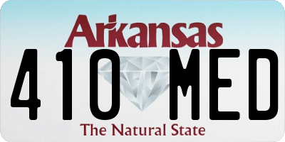 AR license plate 410MED