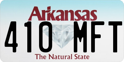 AR license plate 410MFT