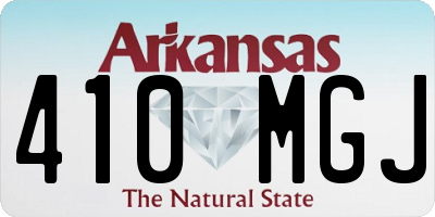 AR license plate 410MGJ