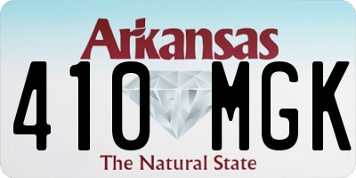AR license plate 410MGK