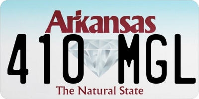 AR license plate 410MGL