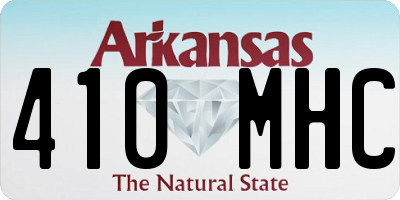 AR license plate 410MHC