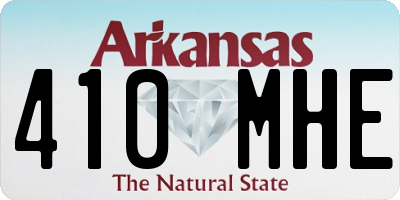 AR license plate 410MHE