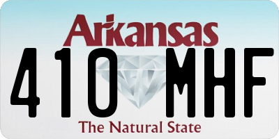 AR license plate 410MHF