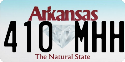 AR license plate 410MHH