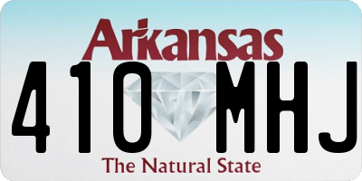 AR license plate 410MHJ
