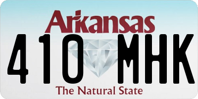 AR license plate 410MHK