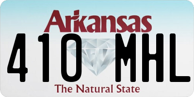 AR license plate 410MHL