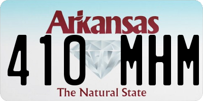 AR license plate 410MHM