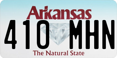 AR license plate 410MHN