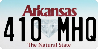 AR license plate 410MHQ