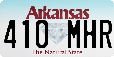AR license plate 410MHR