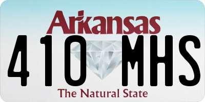 AR license plate 410MHS