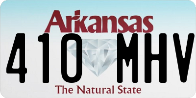 AR license plate 410MHV