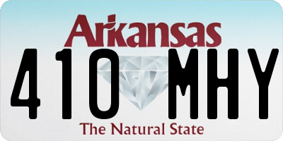 AR license plate 410MHY