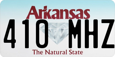 AR license plate 410MHZ