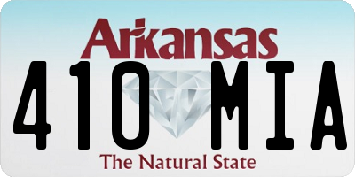 AR license plate 410MIA