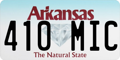 AR license plate 410MIC