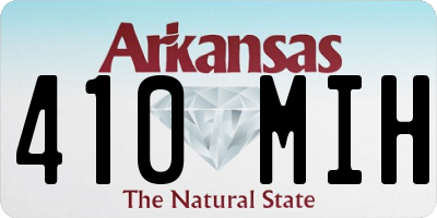 AR license plate 410MIH