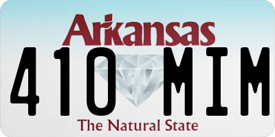 AR license plate 410MIM
