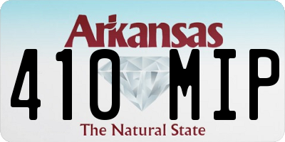AR license plate 410MIP