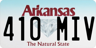 AR license plate 410MIV