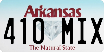 AR license plate 410MIX