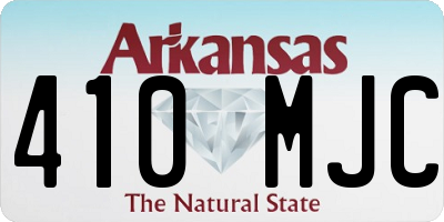 AR license plate 410MJC