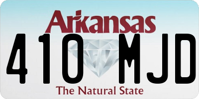 AR license plate 410MJD