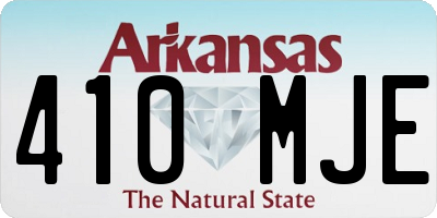 AR license plate 410MJE